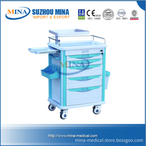 CE Approved Hospital Emergency Trolley (MINA-ET009)